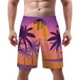 thumbnail image 1 of NICKSUN Men's Swim Trunks, Cute Print Quick Dry Summer Board Beach Shorts with Mesh Lining and Pockets, 1 of 6