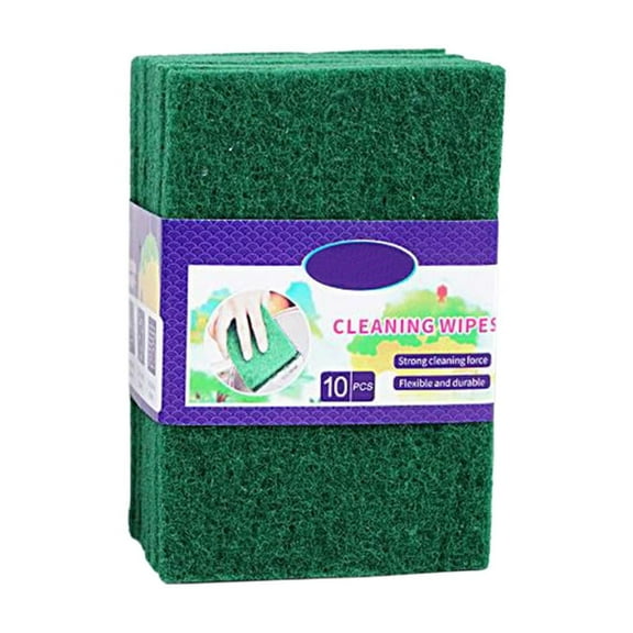 QTOCIO Cleaning Wipes, Thickened 10 Pcs Polyester Material Kitchen Dishwashing Brush Pot Cleaning Cloth Rust Removal Dishwashing Cloth