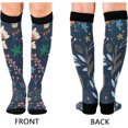 thumbnail image 2 of FREEAMG Colorful Flowers Compression Socks for Women and Men, 1 Pair, 2 of 7
