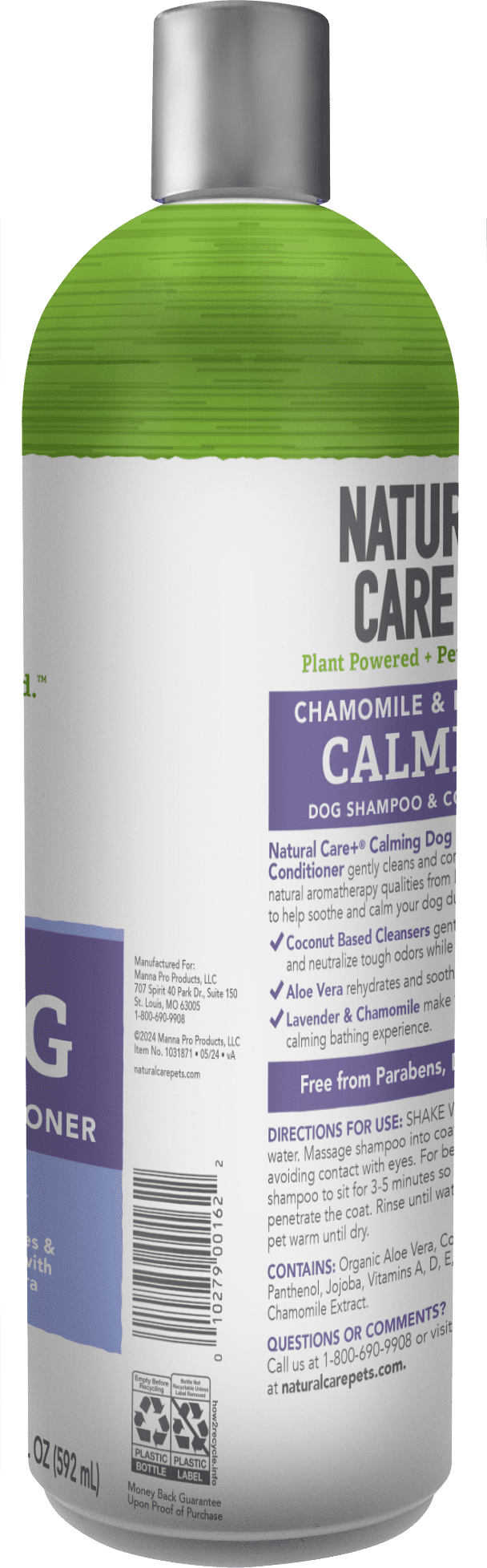(4 pack) NC Calming Shampoo for Dogs - Lavender Scent - 20oz.