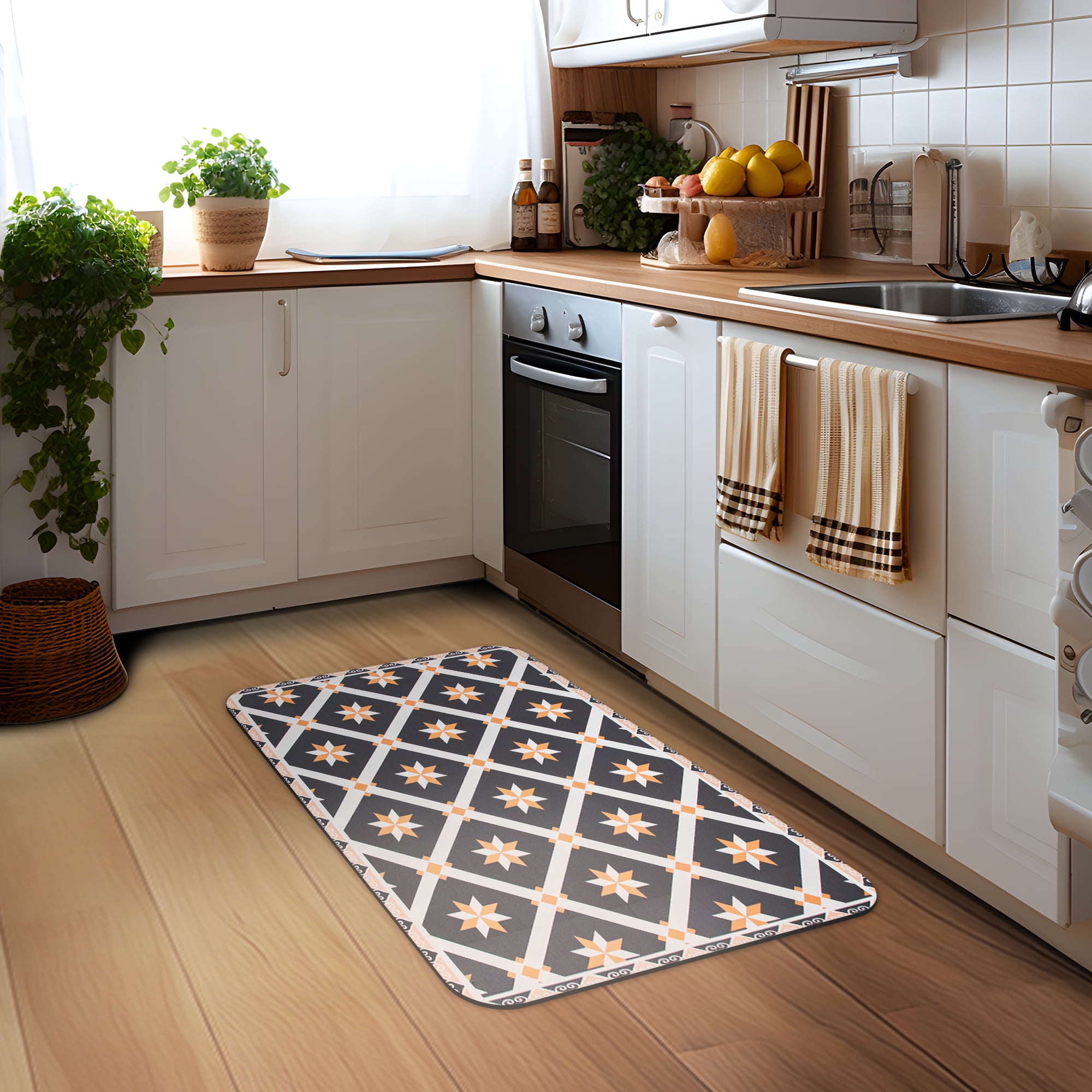 Ray Star Kitchen Mats Anti Fatigue 19.7''x31.5'',0.31 Inch Thick Comfort Standing Desk Mat