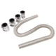 thumbnail image 5 of Kit De Manguera Flexible Para Radiador, Juego Universal De Agua Refrigerante De Calor De Acero Inoxidable Con 4 Tapas Para Mejorar La Refrigeración Y Disipación Del Motor, 5 of 7