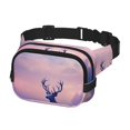 thumbnail image 2 of Balery Night Sky Elk Mochila Cinturón para Mujeres y Hombres, Bolsa de Cintura Impermeable de Doble Capa con Correa, 2 of 9