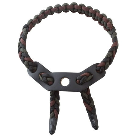 Paracord Braided Wrist Sling, Camouflage