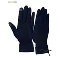 thumbnail image 7 of BadPiggies Elegant Bow Gloves For Women, Winter Warm Touchscreen Texting Fleece Lined Driving Motorcycle Dress Gloves (Khaki), 7 of 7