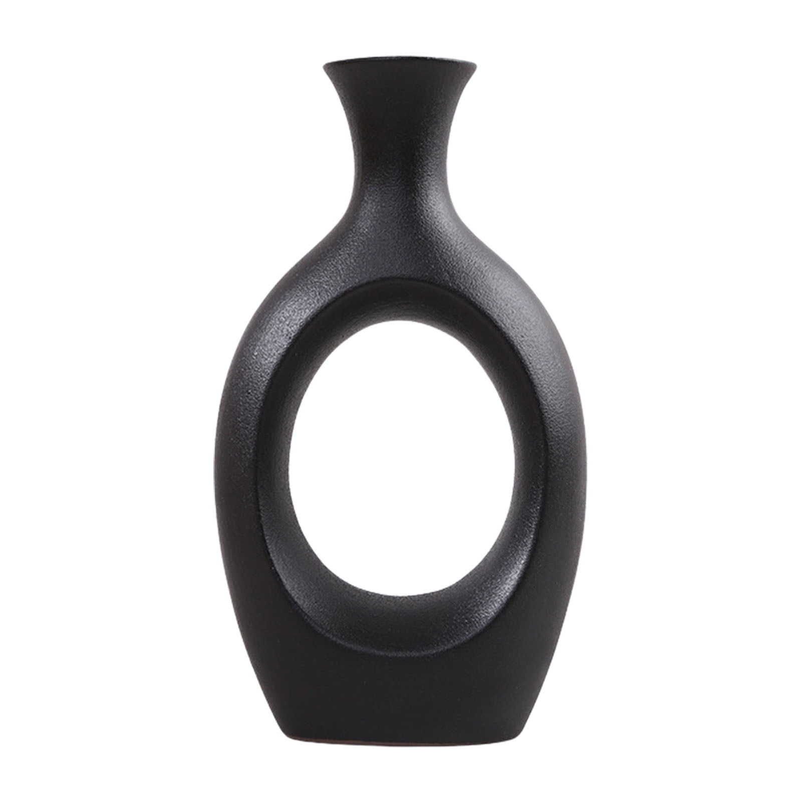 Donut Vase Ceramic Vase Vases for Decor Modern Nordic Geometric