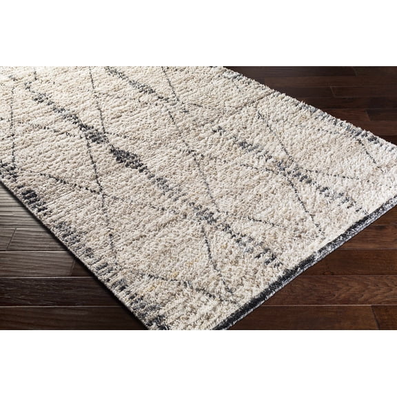 BoutiqueRugs Ruse Bohemian, Transitional Area Rug - Peach, Cream, Medium Gray - 10' x 14'