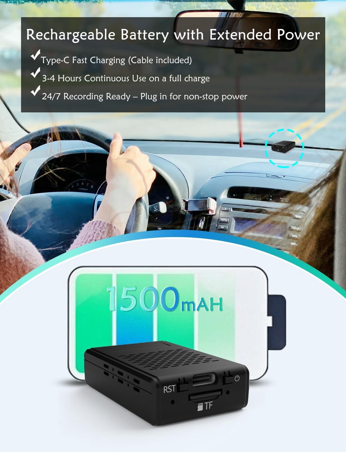 Mini Security Camera,Wireless Micro Camera with 180°Rotating Lens, Free 1-Year Cloud Storage, 4K WiFi Wireless Surveillance,Motion Detection,Auto Night Vision for Family Monitoring Access Control