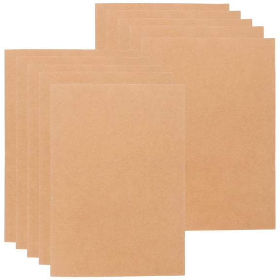 Uonlytech Light Brown Paper File Folder for Documents Holding Easy to Use 10Pcs