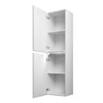 thumbnail image 4 of Vanity Art White High-Glossy Finish 16" W x 63" H LED Lighted Wall Mount Bathroom Cabinet with Sensor Switch, 4 of 5