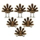 thumbnail image 1 of Injueey 6 portavelas de pavo de Metal para decoración de de fiesta de Acción de Gracias Kits de decoración para fiestas, 1 of 6