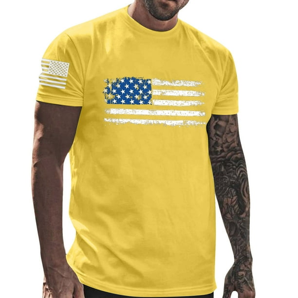 Tops para hombre, blusas y camisas de manga corta con cuello redondo para hombre, jersey informal con cuello redondo estampado para hombre, pantalones cortos deportivos para fitness, blusa para hombre