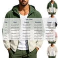 thumbnail image 3 of Mens Golf Hiking Jacket with Hood Windproof Light Weight Windbreaker Outdoor Fishing Raincoat Zipper Pockets Size 3XL White, 3 of 9