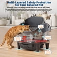 thumbnail image 3 of Automatic Self-Cleaning Cat Litter Box with App Control – Large Open-Top Design – 360° Safety Sensors – Odor Isolation – Health Tracking – Spacious Waste Bin, 3 of 9