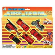 DollarDays 1945378 Die Cast Fire Department Vehicles Set, Pack of 72 - 6 Piece