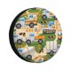thumbnail image 1 of Fotbe Construction Machinery1 Funda de Llanta de Repuesto con Estampado, Engrosada, Ajuste Universal para Jeep, Remolque, RV, SUV, Camión-16 inch, 1 of 6