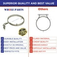 thumbnail image 6 of Whole Parts Range Oven Heating Element Part# 547680 - Replacement & Compatible with Some Fisher & Paykel and DCS Ranges or Ovens, 6 of 6