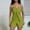 Green, variant on Oplxuo Women's Sexy 2 Piece Outfits 2025 Summer Split Front Strapless Bandeau Tube Top Matching Shorts Clubwear Sets