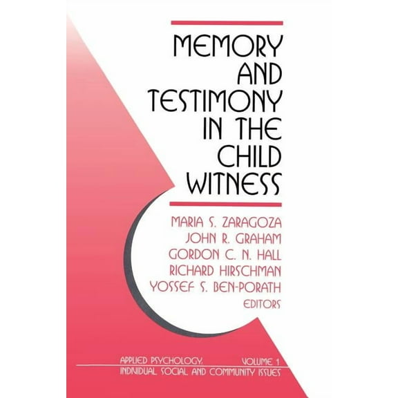 Applied Psychology (Paperback) Memory and Testimony in Child Witness, Book 01, (Paperback)
