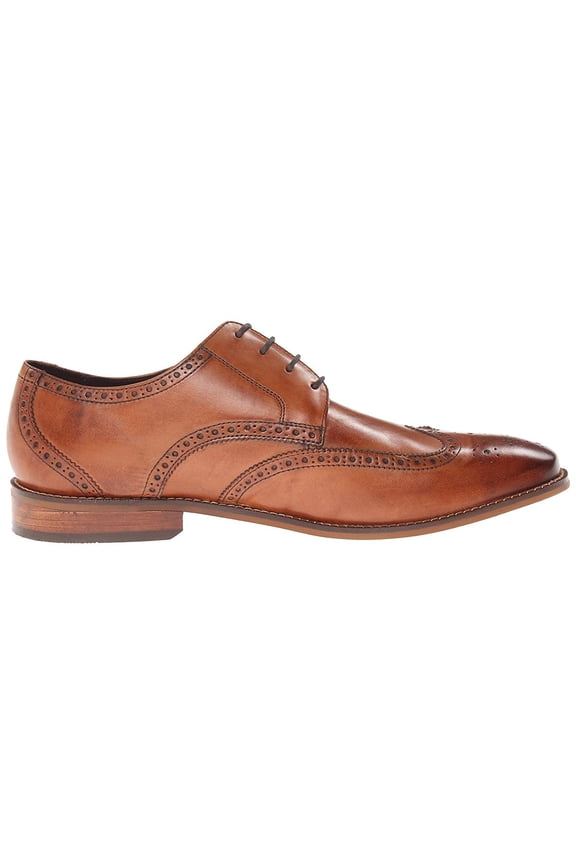 Castellano Wingtip Oxford Saddle Tan