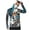 Orange-05, variant on Rvwovn Men's UPF 50 Hooded UV Protection Shirt with Mask, Camo Outdoor Fishing Sun Hoodie