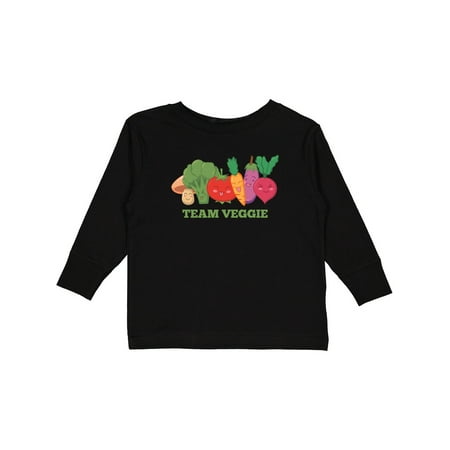 

Inktastic Team Veggie Gift Toddler Boy or Toddler Girl Long Sleeve T-Shirt