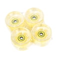 thumbnail image 1 of Ruedas de patineta de 4 piezas luminosas Pu flash led suave ruedas de crucero de crucero Amarillo, 1 of 8