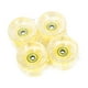 thumbnail image 1 of 4 ruedas de patineta resistentes al desgaste y luminosas con rodamientos de PU de alta elasticidad. Amarillo, 1 of 9