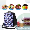 thumbnail image 4 of Lsque blue Skull flower Lunch Bag Lunch Box for Women Men Reusable Insulated Lunch Tote Bag,Leakproof Thermal Cooler Sack Food Handbags Case High Capacity, 4 of 9