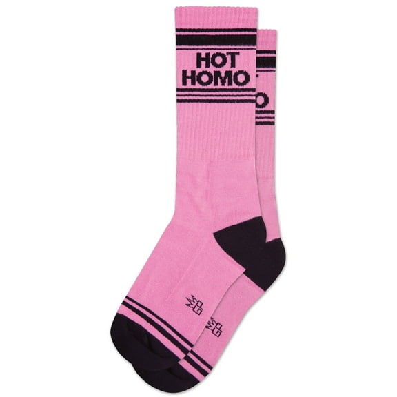 Hot Homo, Gumball Poodle Novelty Gift Socks for Men, Women and Teens, Unisex Crew Socks ( Made in the USA )