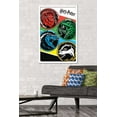 thumbnail image 2 of The Wizarding World: Harry Potter - Color Crests Wall Poster, 22.375" x 34", Framed, 2 of 3