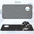 thumbnail image 3 of Bestjing Protectores de fregadero de silicona para fregadero de cocina – 28.4 x 14.3 pulgadas accesorio protector de cocina antideslizante resistente al calor para la parte inferior de la granja de po, 3 of 5