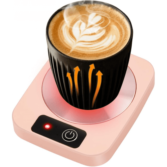 Coffee Mug Warmer, Electric Smart Beverage Mug Warmer, Electric Beverage Warmer, Home & Office-Pink