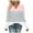 Womens Tops Pink, variant on ylioge S-5X Plus Size Womens V Neck Sweatshirts Long Sleeve Shirts Casual Color Block Pullover Comfortable Athletic Workout Sweatshirt Tops