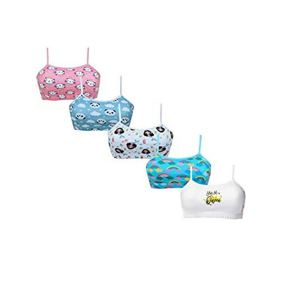 D'chica Training Bras With Adjustable Straps & SingleFront Layering For Teens 14-16 Years