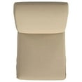 thumbnail image 5 of Pemberly Row Fabric Upholstered Skirted Dining Chairs in Khaki, 5 of 15