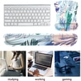 thumbnail image 2 of Keyboard Wrist Rest Pad and Mouse Pads with Wrist Rest Support Set Memory Foam Ergonomic Mouse Pad Easy Typing & Pain Relief for Home Office Computers,Laptop,Gaming-Abstract Flower, 2 of 6