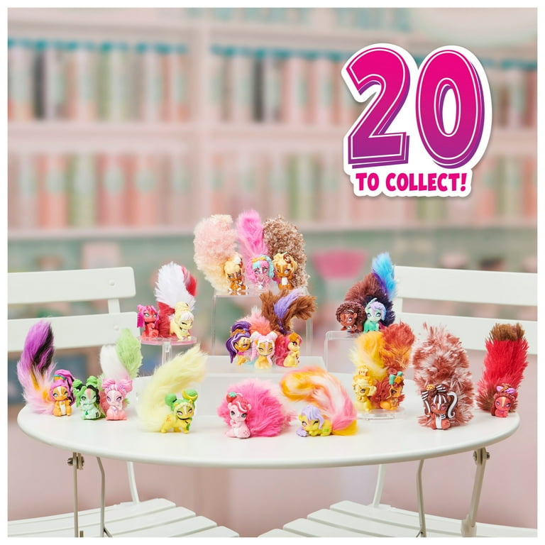 Whiffies Plush Figures, 2-Pack Surprise Animals with Scented Tails