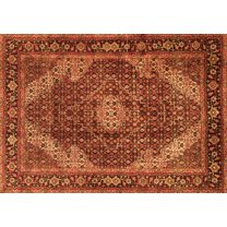 Ahgly Company Indoor Rectangle Persian Orange Traditional Area Rugs, 5' x 7'