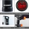 thumbnail image 4 of Luz Trasera LED inteligente Luz trasera de bicicleta USB recargable Bicicleta Luces traseras Detecci Tomshoo Luz Trasera, 4 of 7