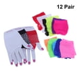 thumbnail image 3 of 12 pares Guantes sin dedos Guantes de malla cortos Street Dance Rendimiento Guantes Guantes de baile Disfraz FishNet Guantes Guantes de fiesta (color surtido), 3 of 5