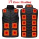 thumbnail image 3 of Chaleco calefactable de 17/13/9 áreas para hombre y mujer, chaleco calefactor eléctrico, chaqueta calefactable por USB, chaleco calefactable, chaqueta calefactora para invierno, 3 of 5
