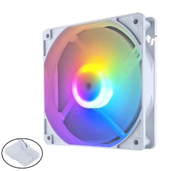 12cm computer case fan 4 pin cooling fan led