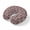 Dusty Rose, Terracotta, Mauve, Blush, variant on Neck Pillow, Interlocking Loops Bronze Memory Foam U-Shaped Travel Pillow for Airplane Car Train Office Nap, Portable Soft Head Neck Support for Sleeping & Reclining Geometric Middle Century Modern