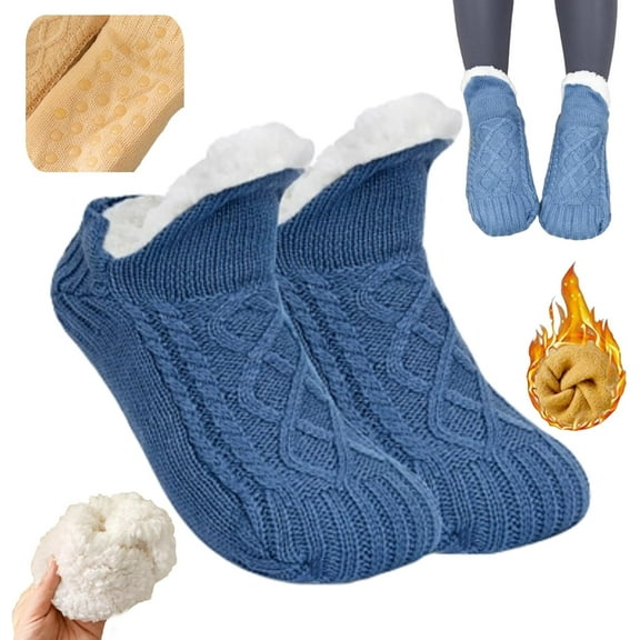 Warm Fuzzy Winter Socks for Women - Warm Thick Socks, Thermal Snow Socks for Cold Weather