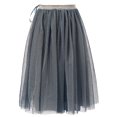 thumbnail image 2 of Richie House Girls' Skirt with Silver Tulle and Matching Ribbon RH0897, 2 of 2
