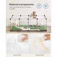 thumbnail image 2 of SONGMICS Valla para Mascotas, Parque para Cobayas con Suelo, para Animales Pequeños, Hámsters, Conejos, Erizos, 125 x 63 x 42 cm, Blanco, 2 of 6