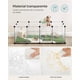 thumbnail image 2 of SONGMICS Valla para Mascotas, Parque para Cobayas con Suelo, para Animales Pequeños, Hámsters, Conejos, Erizos, 125 x 63 x 42 cm, Blanco, 2 of 6