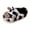 White, variant on GHSOHS Cow Slippers for Women Indoor and Outdoor Warm Shoes Cute Cartoon Cotton Fuzzy Slippers Comfy Soft Flat Bottom Home Shoes