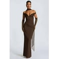 thumbnail image 2 of Off-Shoulder Evening Gown (S, Black), 2 of 6